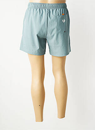 Short de bain effet matière satinée bleu RAGWEAR homme