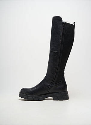 Bottes matière lisse talon de 4 à 6cm noir RIEKER femme