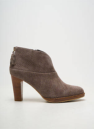Bottines/boots talon bottier talon de 7 à 9cm marron FUGITIVE femme
