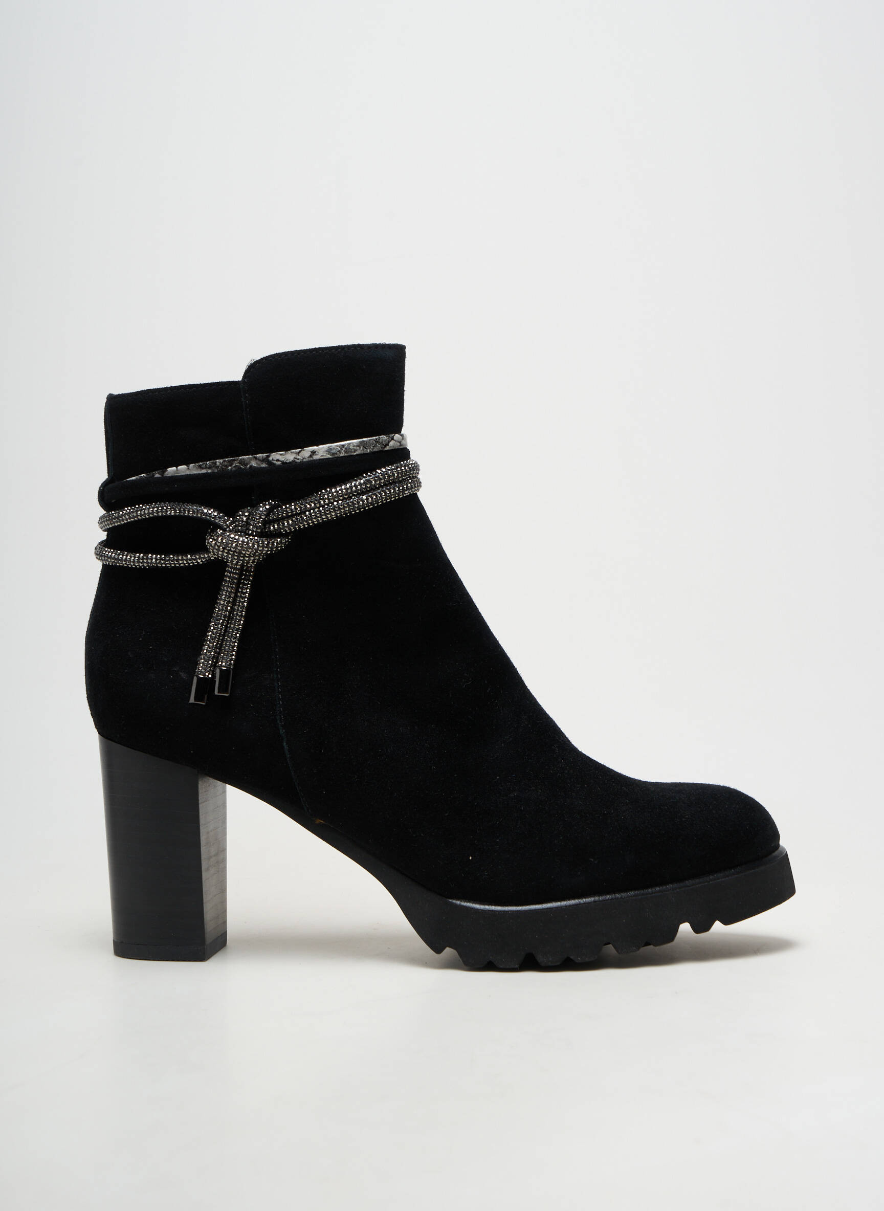 Bottines/boots talon bottier talon de 7 à 9cm noir MAM'ZELLE femme