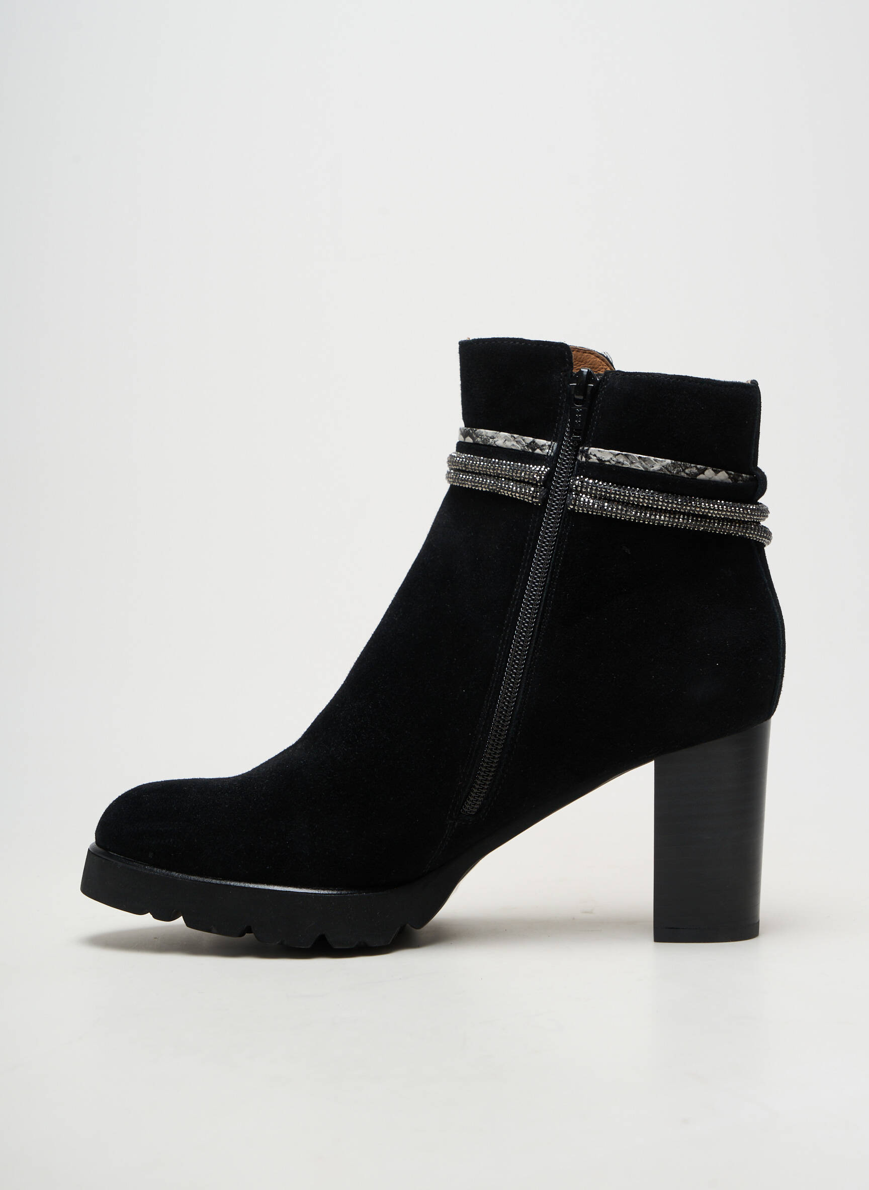 Bottines/boots talon bottier talon de 7 à 9cm noir MAM'ZELLE femme