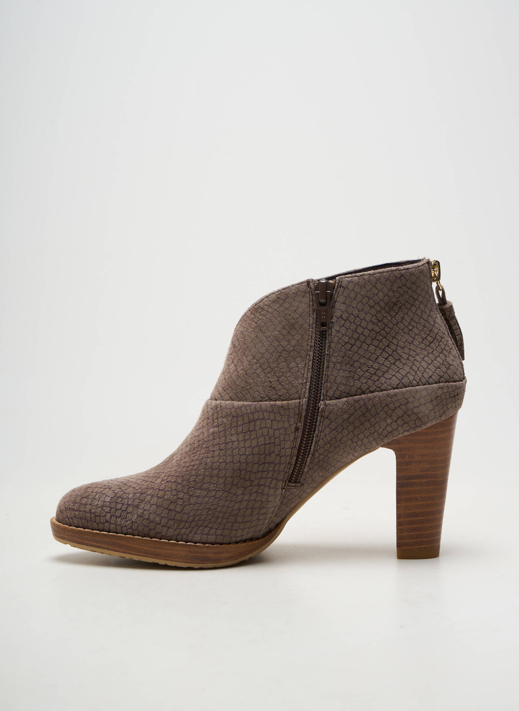 Bottines/boots talon bottier talon de 7 à 9cm marron FUGITIVE femme