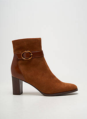 Bottines/boots talon bottier talon de 7 à 9cm marron FUGITIVE BY FRANCESCO ROSSI femme