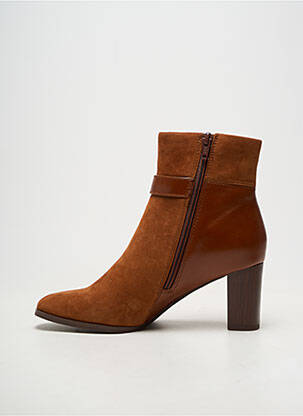 Bottines/boots talon bottier talon de 7 à 9cm marron FUGITIVE BY FRANCESCO ROSSI femme