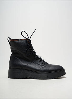 Bottines/boots matière lisse talon de 4 à 6cm noir WONDERS femme