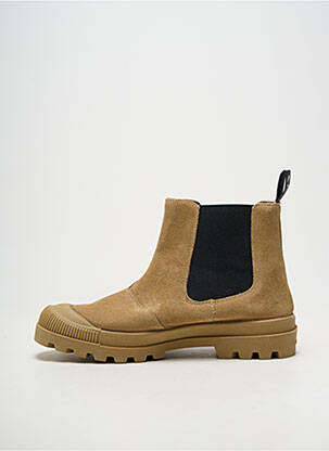 Bottines/boots matière lisse talon de 4 à 6cm marron PATAUGAS femme