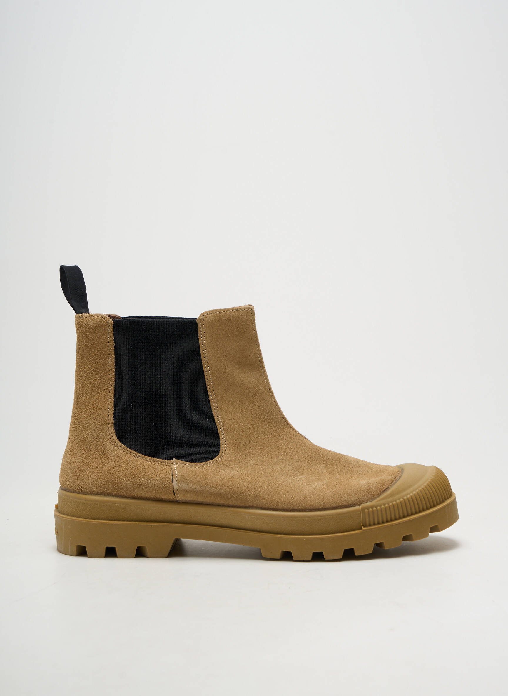 Bottines/boots matière lisse talon de 4 à 6cm marron PATAUGAS femme