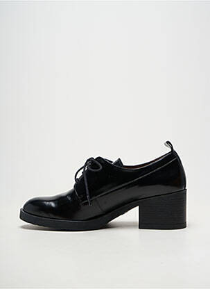 Derbies matière lisse talon de 4 à 6cm noir WONDERS femme
