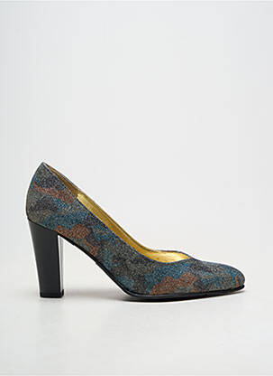 Escarpins talon bottier talon de 7 à 9cm bleu AZUREE femme
