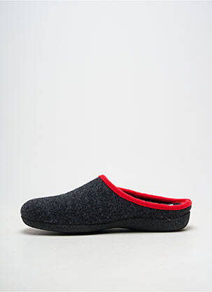 Chaussons/pantoufles bout rond bout rond gris LA BANDE À MICH' homme