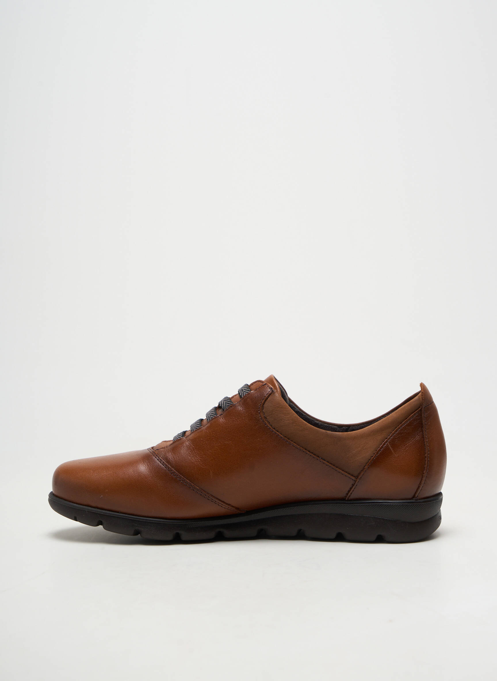 Derbies matière lisse talon plat jusqu'à 3cm marron FLUCHOS femme