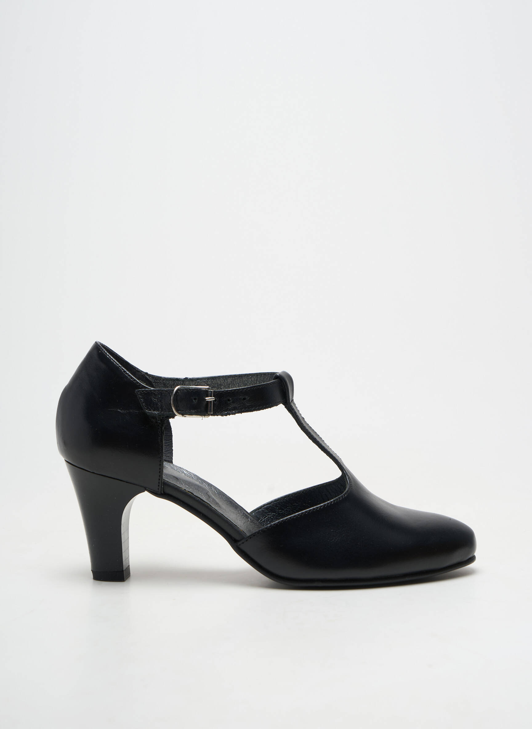 Escarpins fermeture boucle(s) talon de 7 à 9cm noir INEA femme