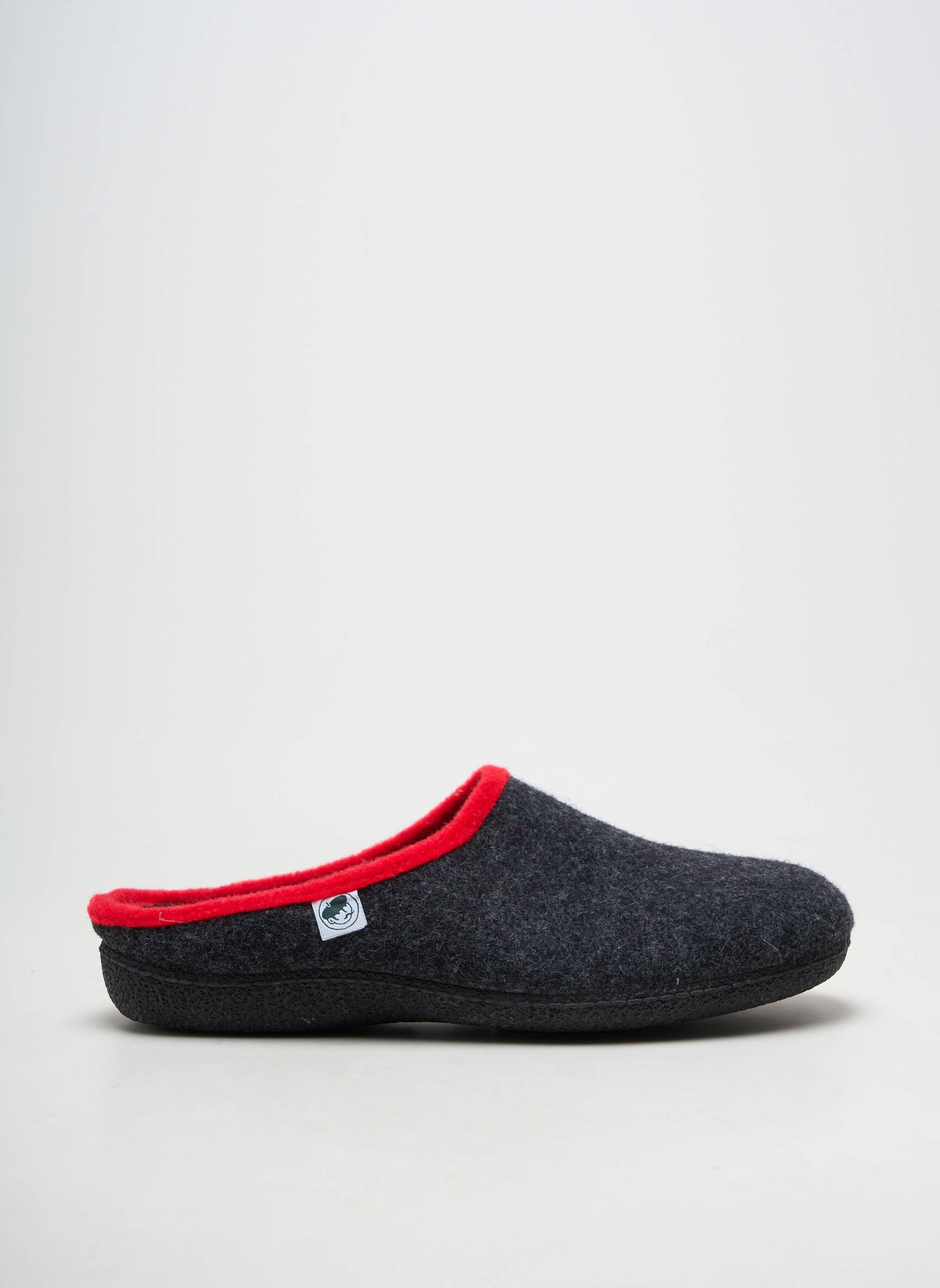 Chaussons/pantoufles bout rond bout rond gris LA BANDE À MICH' homme
