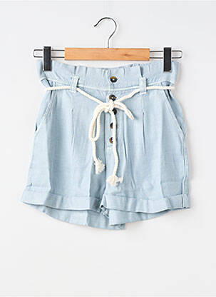 Short taille à pinces taille haute bleu BILLABONG femme