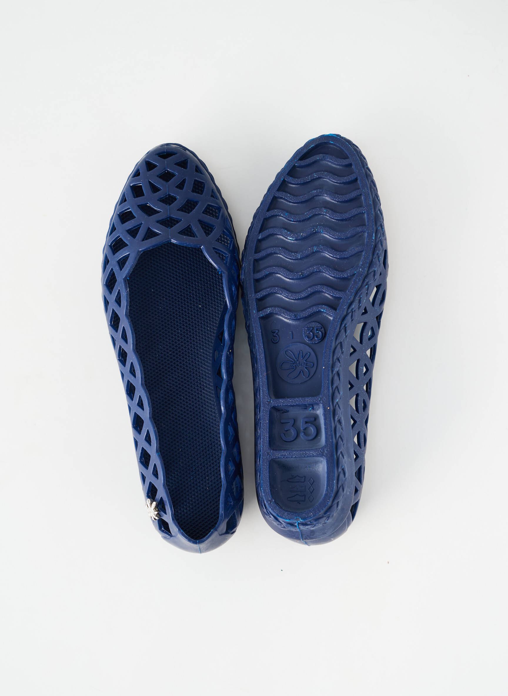 Sandales/nu pieds talon plat jusqu'à 3cm bleu MEDUSE femme