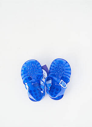 Sandales/nu pieds bout rond carré bleu MEDUSE enfant