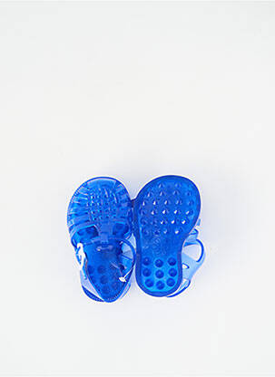 Sandales/nu pieds bout rond carré bleu MEDUSE enfant