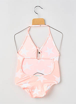 Maillot de bain 1 pièce haut triangles rose PRINCESSE ILOU fille
