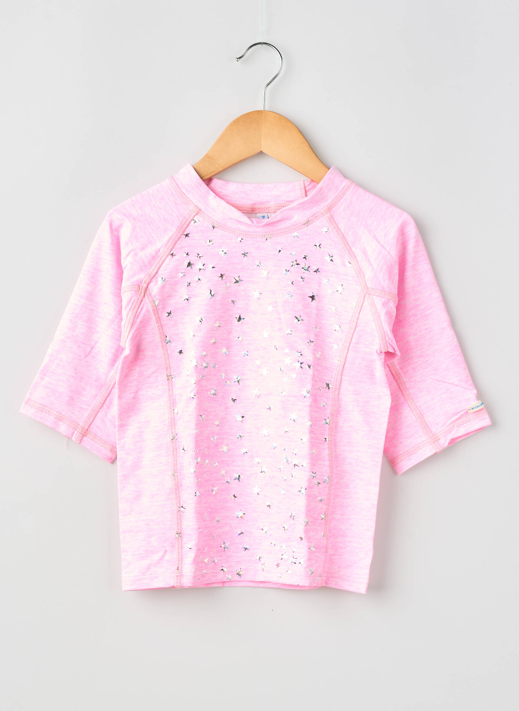 Top de bain stretch rose PRINCESSE ILOU fille