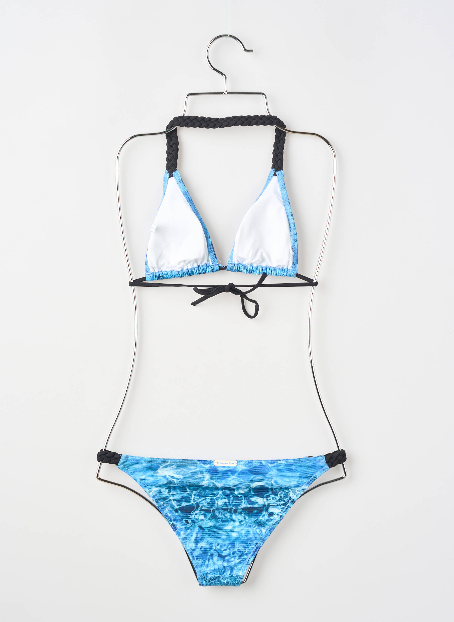 Maillot de bain 2 pièces stretch bleu PRINCESSE ILOU fille