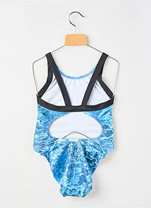 Maillot de bain 1 pièce stretch bleu PRINCESSE ILOU fille