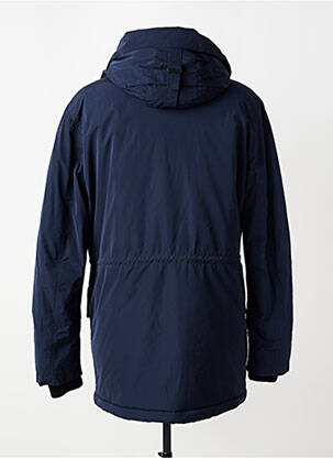 Doudoune manches longues a capuche bleu DAYTONA homme