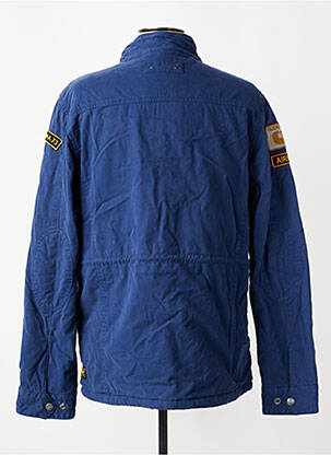 Parka manches longues sans capuche bleu DAYTONA homme