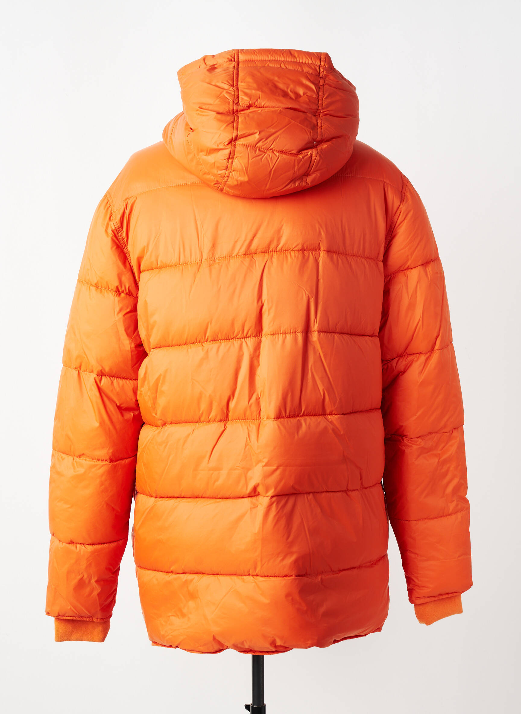 Doudoune manches longues a capuche orange DAYTONA homme