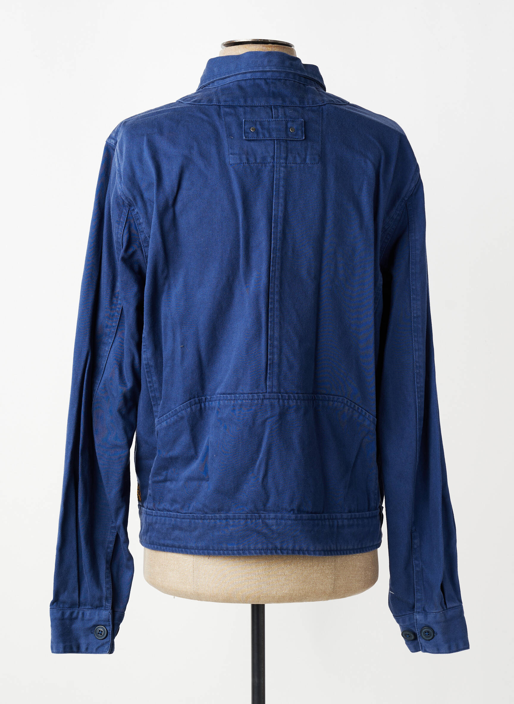 Veste casual fermeture boutonnée sur le devant bleu DAYTONA homme