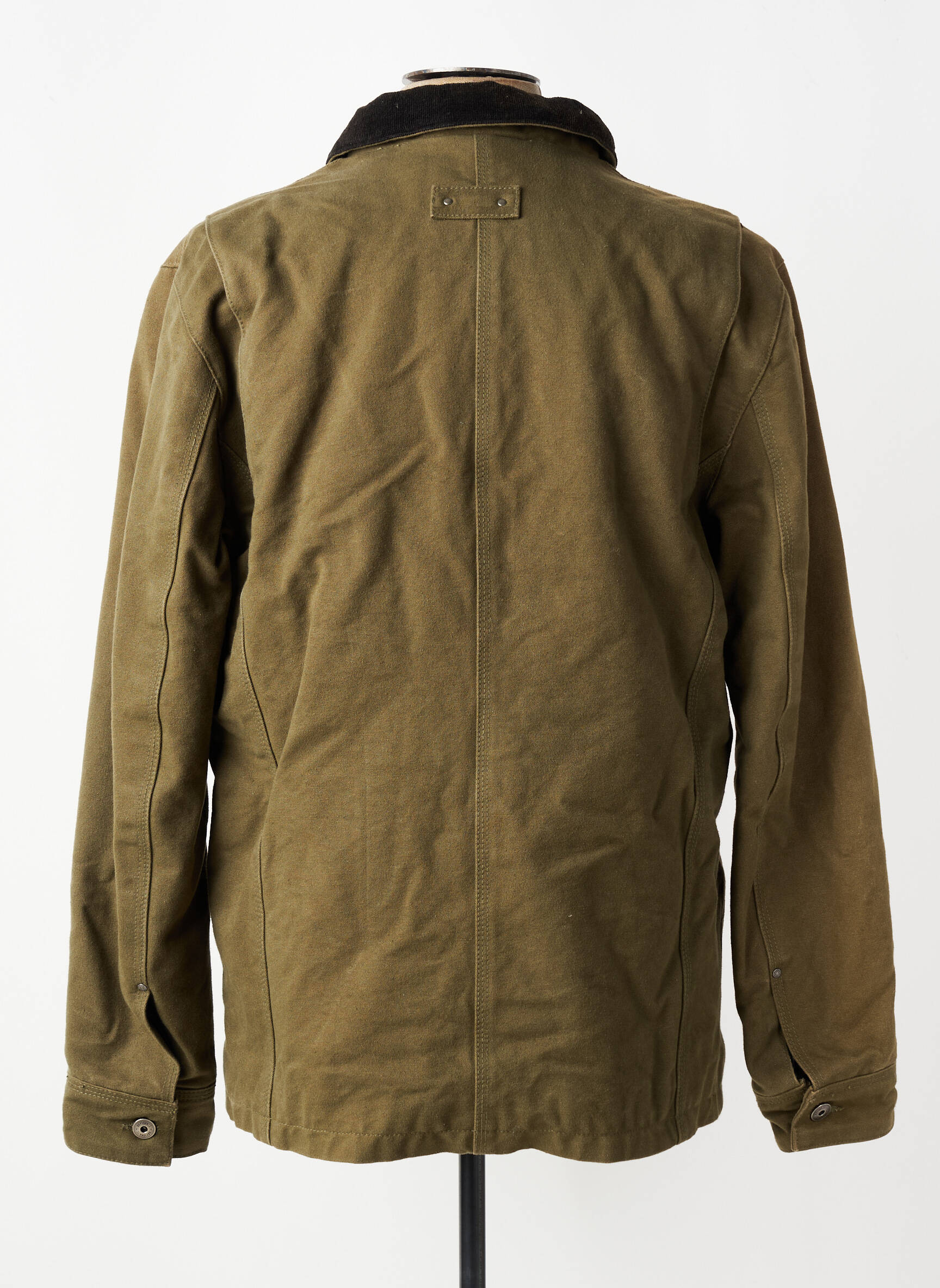 Parka manches longues sans capuche vert DAYTONA homme