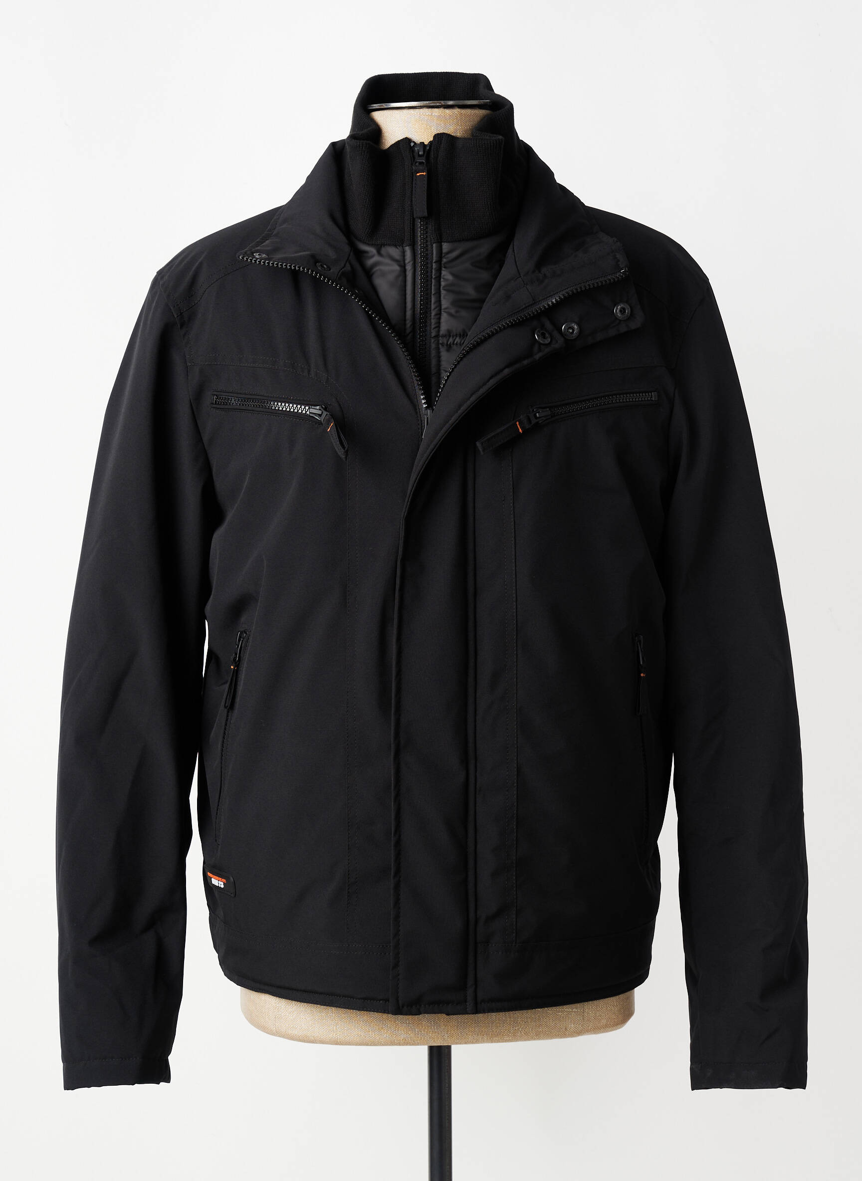 Doudoune poches sans capuche noir DAYTONA homme