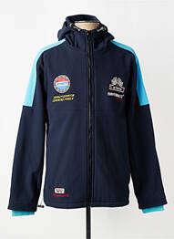 Veste casual poches bleu DAYTONA homme