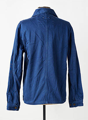 Veste casual fermeture boutonnée sur le devant bleu DAYTONA homme