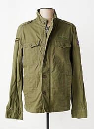 Veste casual poignets boutonnés avec fente vert DAYTONA homme
