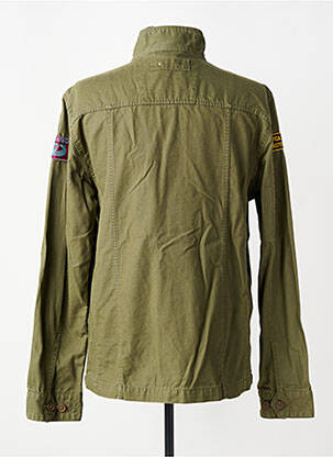 Veste casual poignets boutonnés avec fente vert DAYTONA homme