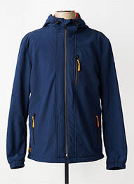 Veste casual fermeture boutonnée sur le devant bleu DAYTONA homme