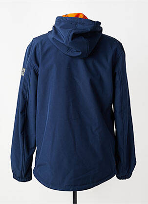Veste casual fermeture boutonnée sur le devant bleu DAYTONA homme