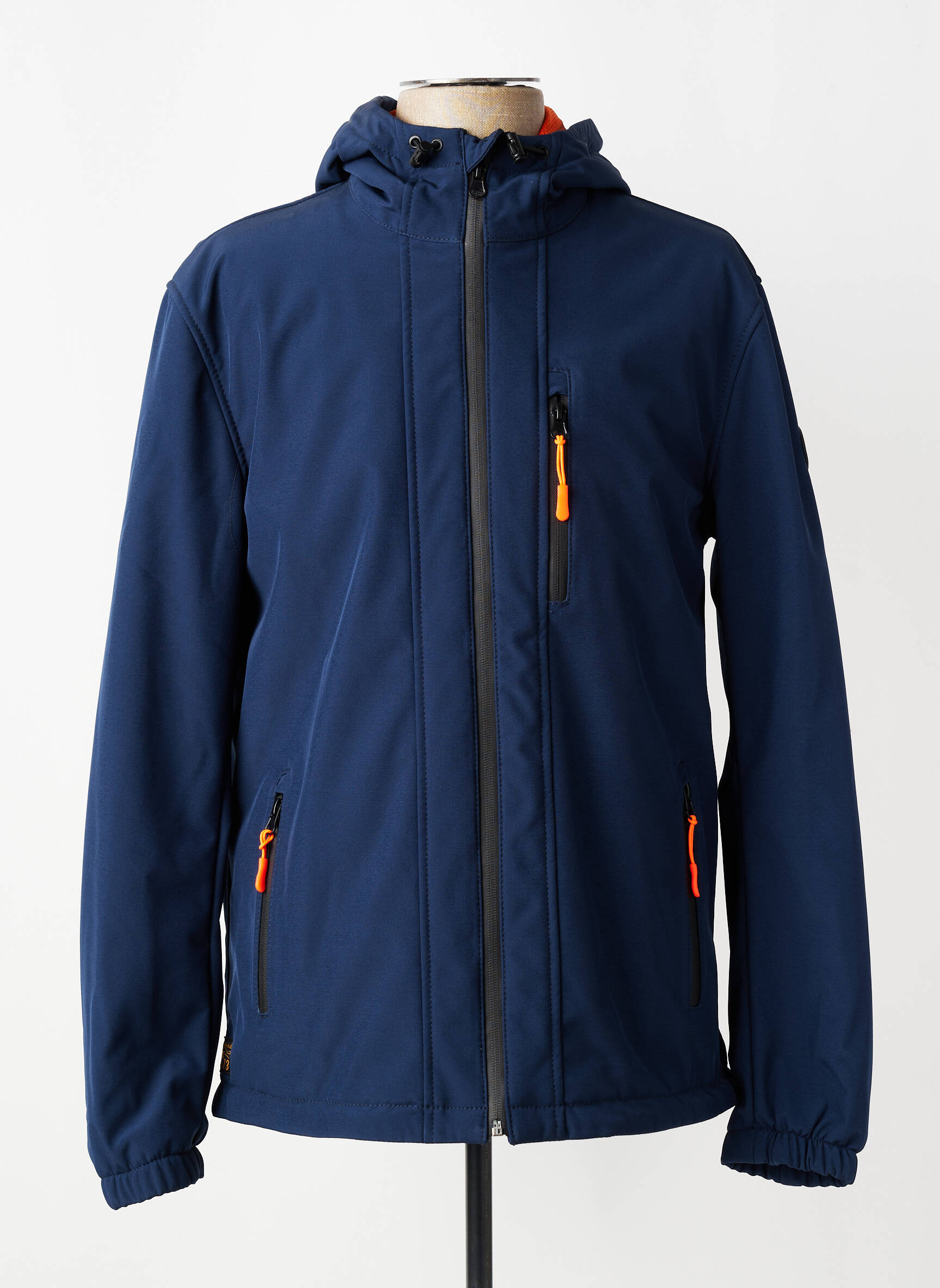 Veste casual poches bleu DAYTONA homme