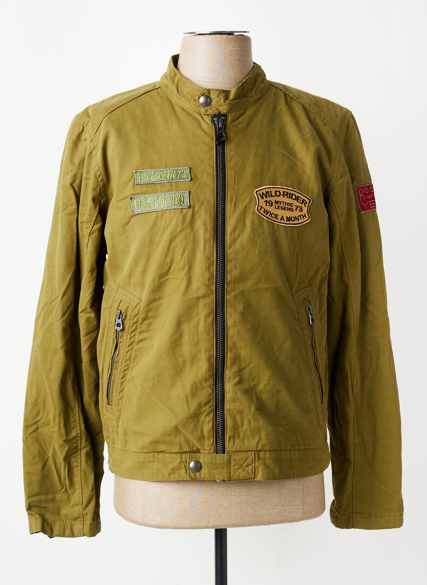 Veste casual poches vert DAYTONA homme