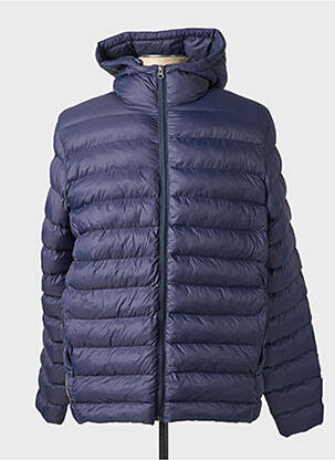 Doudoune poches a capuche bleu DAYTONA homme