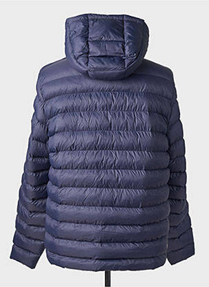 Doudoune poches a capuche bleu DAYTONA homme