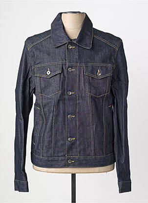 Veste casual fermeture boutonnée sur le devant bleu DAYTONA homme