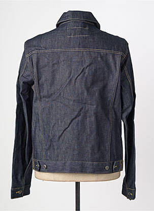 Veste casual fermeture boutonnée sur le devant bleu DAYTONA homme