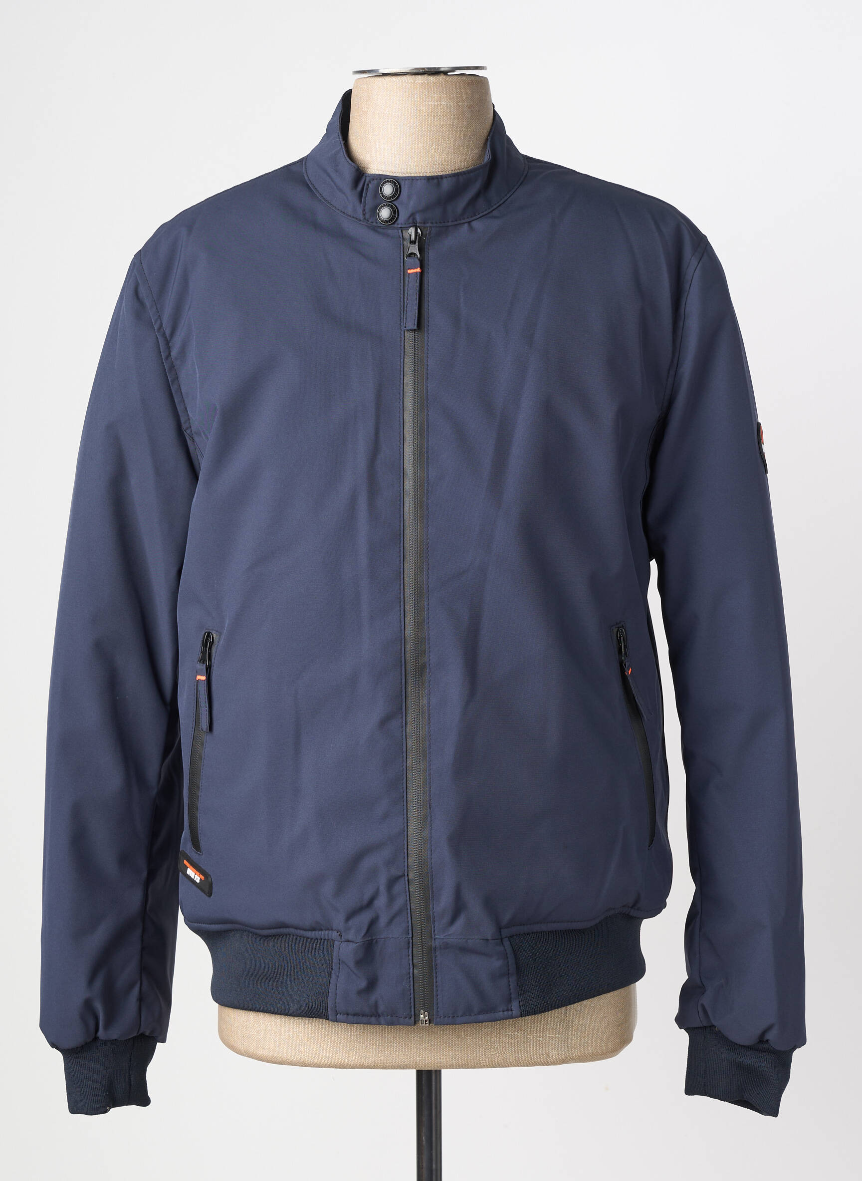 Blouson manches longues bleu DAYTONA homme