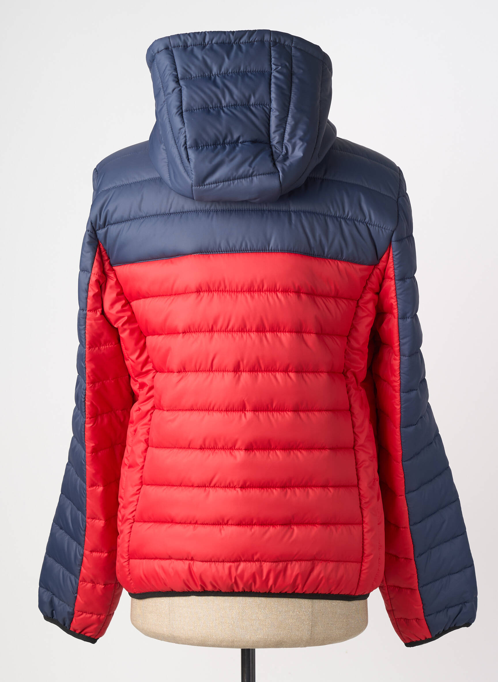 Doudoune poches a capuche rouge DAYTONA homme