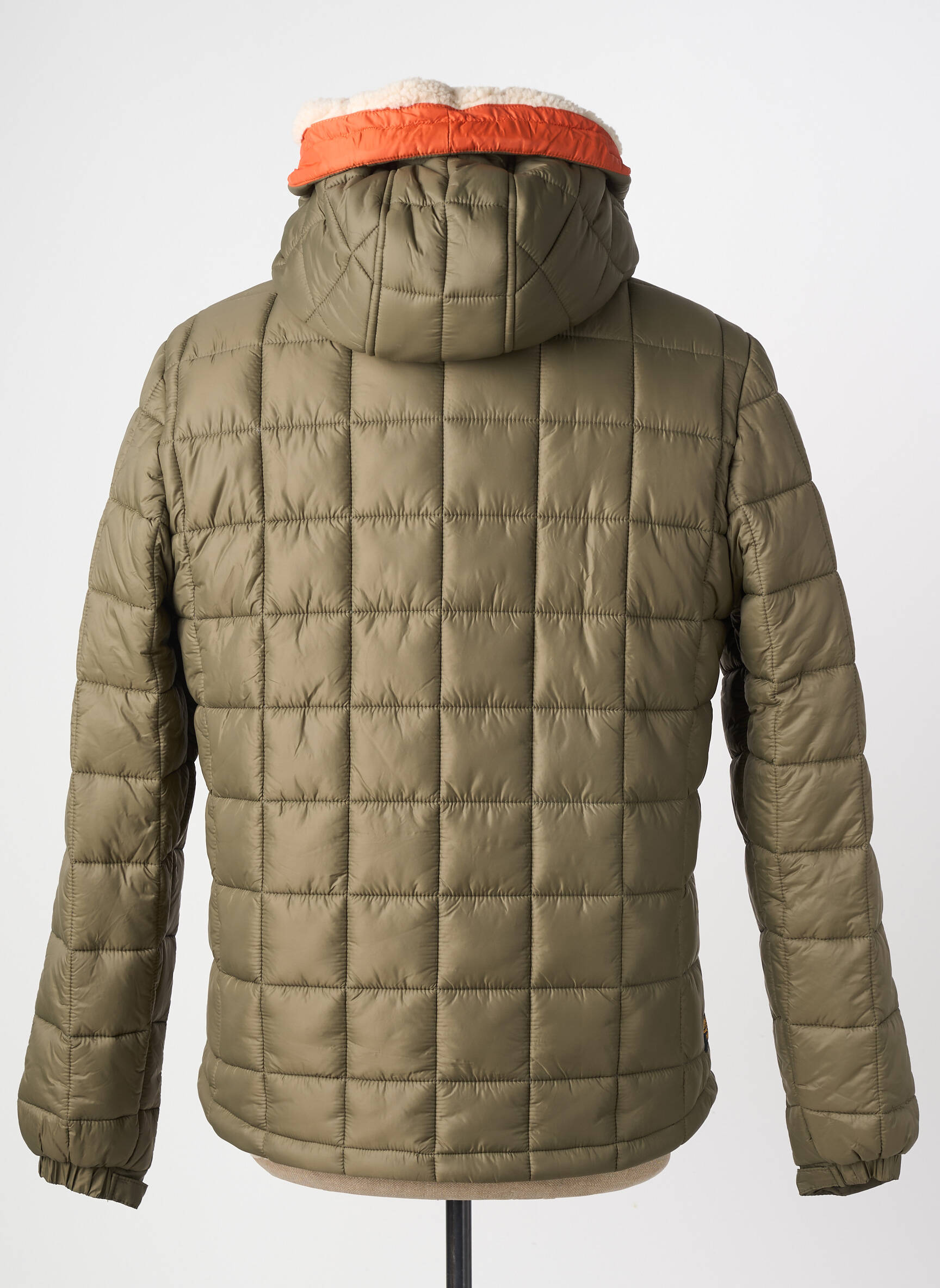 Doudoune poches a capuche vert DAYTONA homme
