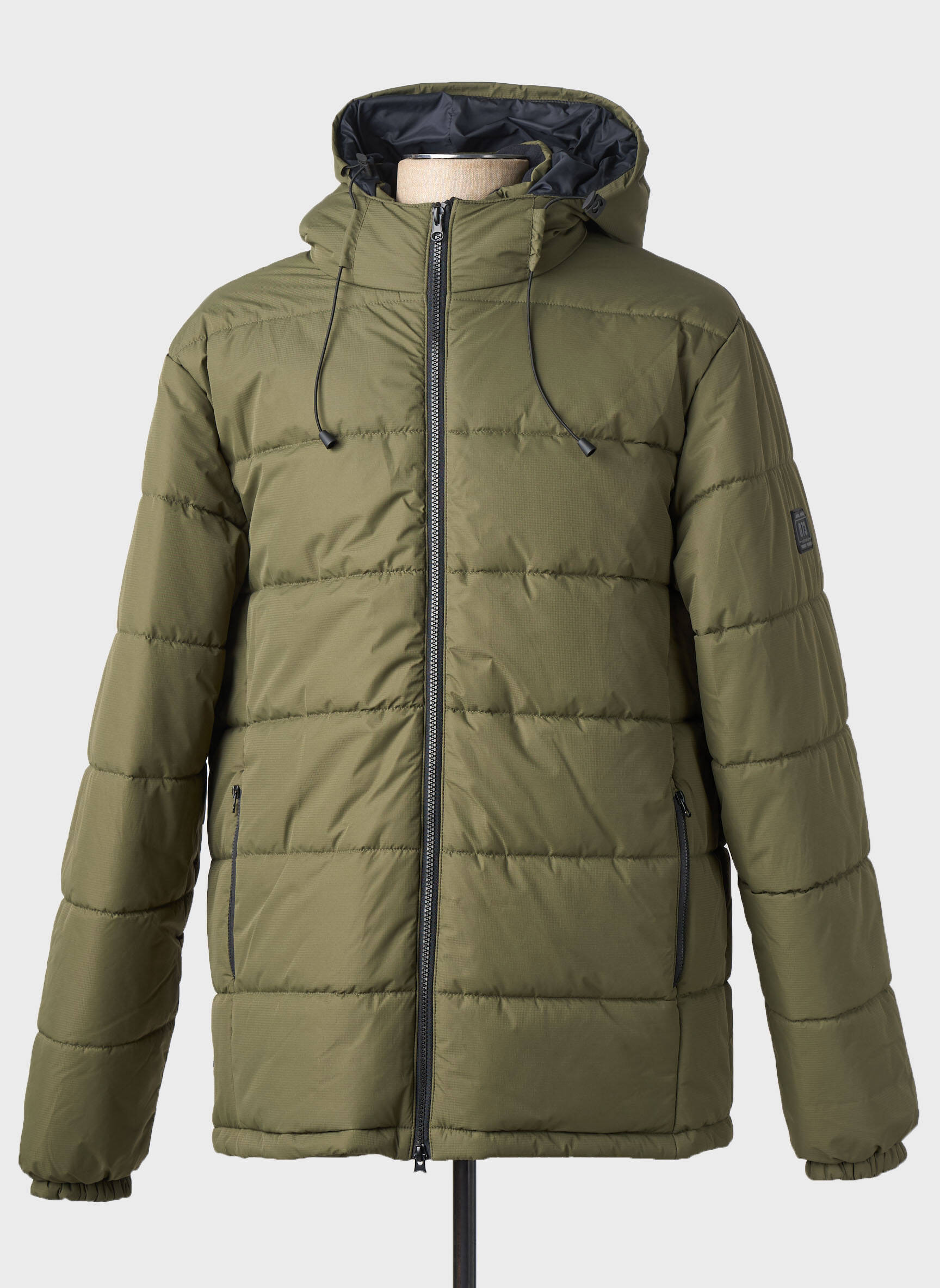 Doudoune poches a capuche vert DAYTONA homme