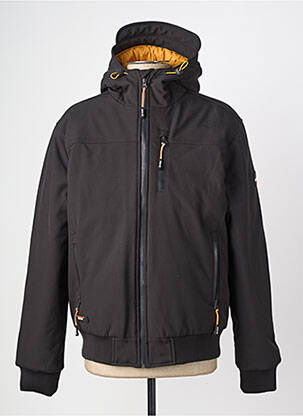 Blouson capuche noir DAYTONA homme