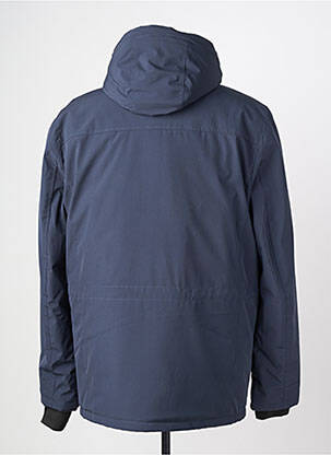 Doudoune poches a capuche bleu DAYTONA homme