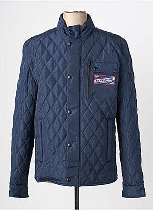 Doudoune poches sans capuche bleu DAYTONA homme